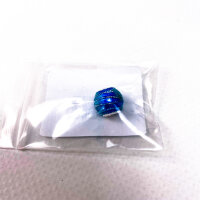PANDORA Colours Charm aus blauem Murano-Glas, wellenförmig, Silber mit Federringverschluss