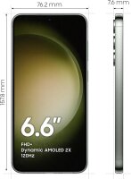 Samsung Galaxy S23+ Smartphone, 6.6" Display, 50 MP Camera, 512 GB Storage, 5G, 4700 mAh Battery, Android 13, Phantom Green
