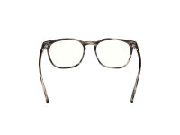 TOM FORD FT5868-B/V 020 Herrenbrille, quadratisch, grau, Acetat, Glasbreite 53 mm, Stegbreite 18 mm, Bügellänge 145 mm