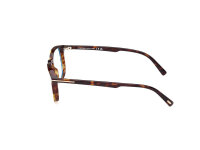 TOM FORD FT5960-B/V 052 Mens glasses, acetate, square, brown havana, 52 mm lens width, 18 mm bridge width, 145 mm temple length