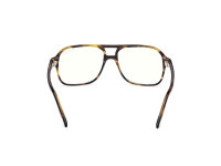 TOM FORD FT6058-B/V 056 Mens glasses, acetate, square, Havana, lens width 58 mm, bridge width 16 mm, temple length 145 mm