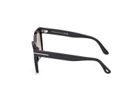 TOM FORD FT1312/S 01B Sonnenbrille, schwarzer Rahmen, dunkle Gläser, 56 mm Glasbreite, 15 mm Stegbreite, 140 mm Bügellänge