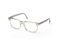 TOM FORD FT6080-B/V 020 Glasses, grey transparent frame,...