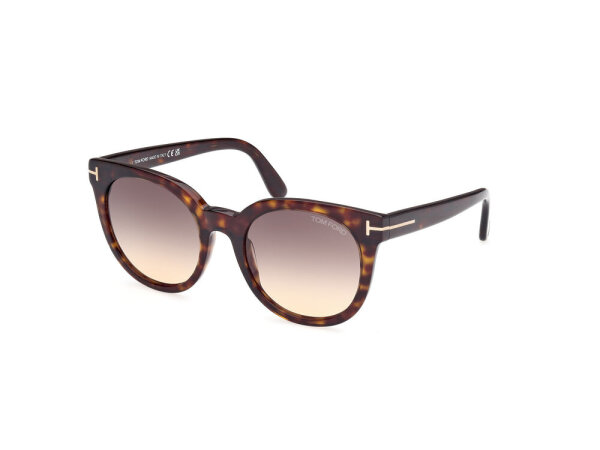 TOM FORD FT1109/S 52B Sunglasses Havana Frame, 53 mm lens width, 20 mm bridge width, 140 mm temple length