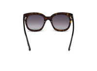TOM FORD FT0613/S 52T Sunglasses, dark Havana frame, 52 mm lens width, 22 mm bridge width, 140 mm temple length