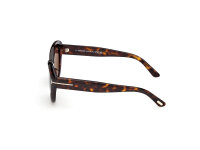 TOM FORD FT1316/S 52E Sunglasses Havana Brown, lens width 53 mm, bridge width 21 mm, temple length 140 mm