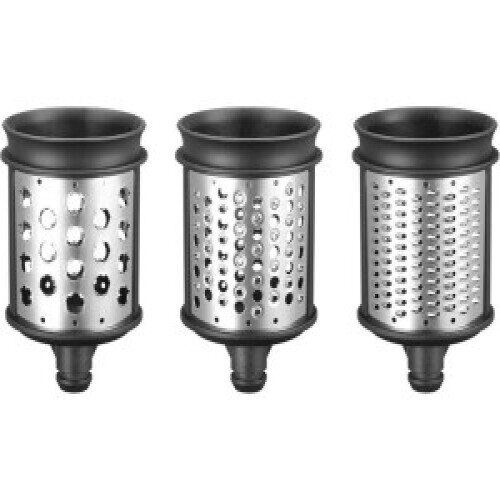 KitchenAid 5KSMEMVSC Grating and Shredding Kit for Food Processor with Versatile Attachments