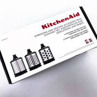 KitchenAid 5KSMEMVSC Grating and Shredding Kit for Food Processor with Versatile Attachments