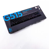 Logitech G515 QWERTZ Kabellose TKL Gaming-Tastatur, LIGHTSYNC RGB, PBT-Tasten, taktile mechanische Schalter, deutsches Layout, schwarz