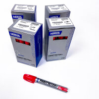 Markal Paint-Riter+ 96962 Lackmarker Rot 3mm für ölige Oberflächen, 46 Stück