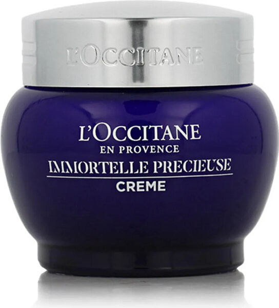 LOCCITANE Immortelle Precious Youth Anti-Aging Creme 50 ml mit Bio-Immortelleöl, Dreifache Faltenreduzierung, Hautpflege