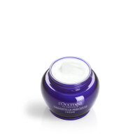 LOCCITANE Immortelle Precious Youth Anti-Aging Creme 50 ml mit Bio-Immortelleöl, Dreifache Faltenreduzierung, Hautpflege