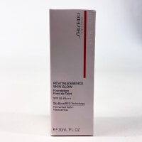Shiseido Ginza Tokyo Revitalessence Skin Glow Foundation SPF 30 PA+++ 30 ml, radiant complexion, sun protection