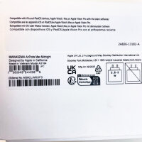 Apple AirPods Max A3184 Over-Ear-Kopfhörer Schwarz kabellos mit Smart Case USB-C kompatibel mit iOS, iPadOS, Apple Watch, Vision Pro, Mac
