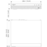 DAHUA DHI-NVR4108HS-8P-4KS3 Network Video Recorder, 8 IP Channels, PoE up to 12 MP, 160 Mbit/s, 20 TB, 95.33 W, 374x119x311 mm