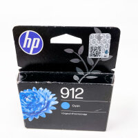 HP 3YL77AE 912 Cyan Ink Cartridge 4 ml, 315 pages, compatible with HP OfficeJet 8010 & Pro 8020 series