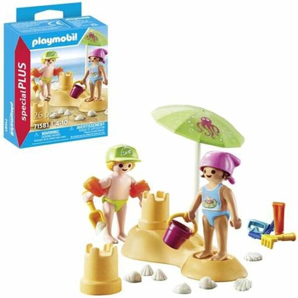 Playmobil 71581 Special Plus Kinder mit Sandburg, 26 Teile, Spielset für Kinder 4-10 Jahre