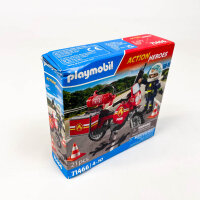 PLAYMOBIL 71466 Action Heroes Feuerwehr-Motorrad, 21-teilig, für Kinder 4-10 Jahre, schnelles Einsatzfahrzeug