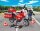 PLAYMOBIL 71466 Action Heroes Feuerwehr-Motorrad, 21-teilig, für Kinder 4-10 Jahre, schnelles Einsatzfahrzeug
