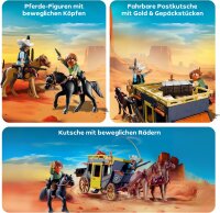 PLAYMOBIL 71862 Western Abenteuerspielset mit 58 Teilen, Figuren und Pferden, geeignet für 4-10 Jahre