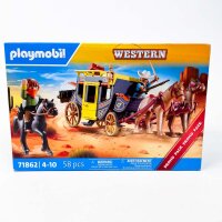 PLAYMOBIL 71862 Western Abenteuerspielset mit 58 Teilen, Figuren und Pferden, geeignet für 4-10 Jahre