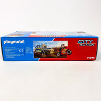 Playmobil City Action 71875 Polizei-Pick-Up mit Licht & Sound, 39 Teile, Verfolgungsjagd, 4-10 Jahre, actionreiches Spielzeug