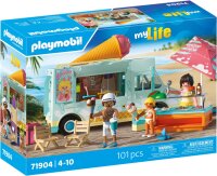 PLAYMOBIL 71904 My Life Eiswagen Strandurlaub, 101 Teile,...