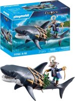 PLAYMOBIL 71793 Pirates Giant Shark Adventure, 21 pieces,...