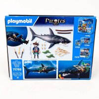 PLAYMOBIL 71793 Pirates Giant Shark Adventure, 21 pieces, pirate figures, for ages 4-10