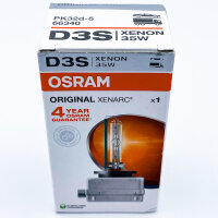 Osram XENARC D3S 66340 Xenon Lamp 35W, 3200 Lumen, 4300K, PK32d-5, 42V