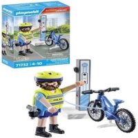 Playmobil Action Heroes 71732 Fahrradpolizist mit...