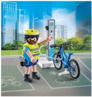 Playmobil Action Heroes 71732 Fahrradpolizist mit...