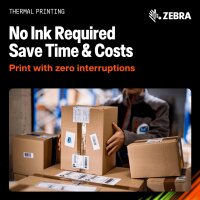 ZEBRA ZD621 Thermal Direct Shipping Label Printer 4" 203 dpi USB Serial Ethernet NFC for UPS USPS FedEx