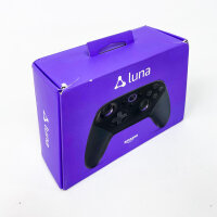 LUNA Funkfernbedienung Modell 156,4x107,6x58,5 mm, WLAN, Bluetooth, 12 Tasten, USB-C, 2 AA-Batterien, Schwarz