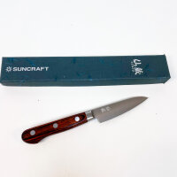 Suncraft Senzo Clad Universalmesser AS-06, 9 cm Klingenlänge, vielseitiges Allzweckmesser