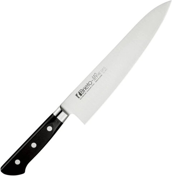 Kataoka Brieto M9Pro Gyuto Kochmesser 21cm DP CLAD mit schwarzem Sperrholzgriff Modell M908