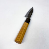 Takefu Aogami AS 90P G-4701 Schälmesser 10 cm, handgefertigt, Aogami Super Blue Stahl, 3-lagig, HRC 63±, Keyakiholzgriff