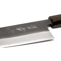 Takefu G-4707 Gyuto Kochmesser 21cm, handgefertigt, Aogami Super Blue Stahl, 3-lagige Klinge, Keyakiholzgriff
