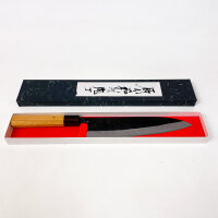 Takefu G-4707 Gyuto Kochmesser 21cm, handgefertigt, Aogami Super Blue Stahl, 3-lagige Klinge, Keyakiholzgriff