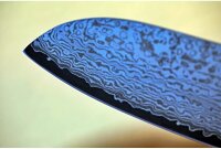 Suncraft BD-04 Santoku Küchenmesser 16,7 cm VG-10 66-lagiger Damaststahl Ergonomischer Griff