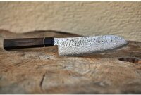 Suncraft BD-04 Santoku Küchenmesser 16,7 cm VG-10 66-lagiger Damaststahl Ergonomischer Griff