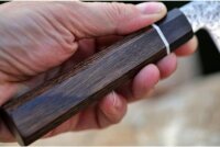 Suncraft BD-04 Santoku Küchenmesser 16,7 cm VG-10 66-lagiger Damaststahl Ergonomischer Griff