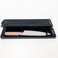 BergHOFF Home Chef’s Knife 20 cm, Stainless Steel, Sand-Colored Handle, Kitchen Knife for Precise Cutting