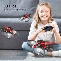 ATOYX Mini-Drohne 2,4 GHz Quadcopter mit 6-Achsen-Gyro, 4 Kanäle, tragbar, 2 Akkus, ideal für Kinder und Anfänger