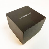 Emporio Armani AR11143 Herrenarmbanduhr 43 mm Quarz Edelstahl 50 m Lederarmband 2 Hilfszifferblätter