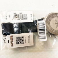 Emporio Armani AR11143 Herrenarmbanduhr 43 mm Quarz Edelstahl 50 m Lederarmband 2 Hilfszifferblätter