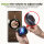 HTC NE40 In-Ear Bluetooth 6.0 TWS Kopfhörer mit LED-Display, KI-HiFi Audio, Touch-Steuerung, wasserdicht, Mikrofon für Sport & Büro
