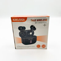 KAKUSIGA True Wireless Bluetooth Kopfhörer, kabelloses BT Headset, komfortabel und langlebig
