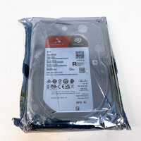 Seagate IronWolf ST8000VN004 8TB NAS interne Festplatte SATA 7200 RPM 180 MB/s 6 Gb/s für 1-8 Bay NAS, 180 TB/Jahr
