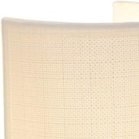 Qazqa 98435 Ceiling Light 50 cm 4-Light Dimmable with Remote Control Jute Shade Vintage Rustic LED E27 40 W White